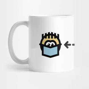 Keep Distance, Despite A Mask! (Corona / Icon) Mug